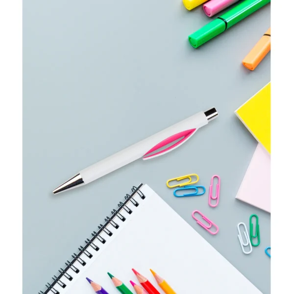 bl-084-gal-3 Bolígrafo de plástico Ginebra.