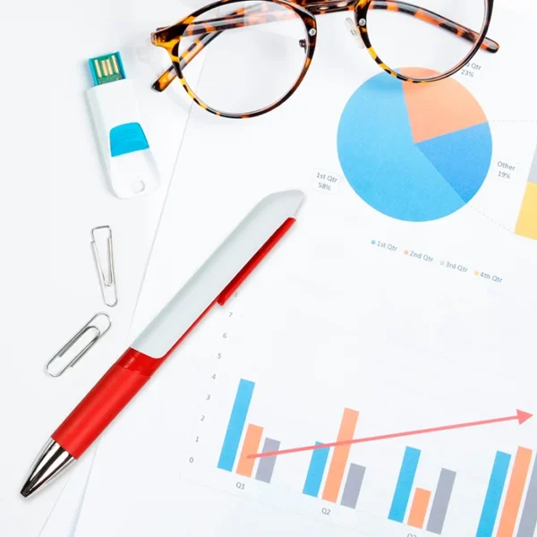 bl-109-gal-6 Bolígrafo de plástico Kord.