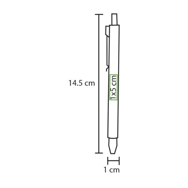 bl-123-gal-1 Bolígrafo de aluminio Konya.