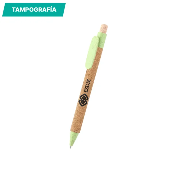 Bolígrafo de corcho Cantabria.