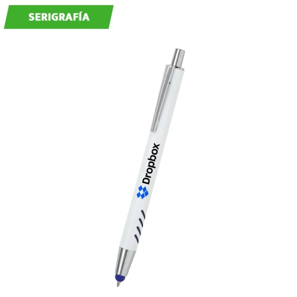 bl-129-gal-2 Bolígrafo de aluminio blanco Forli.