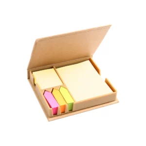 Set ecológico de notas.