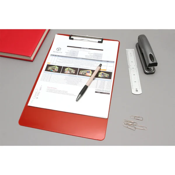 Tabla de plástico para documentos.
