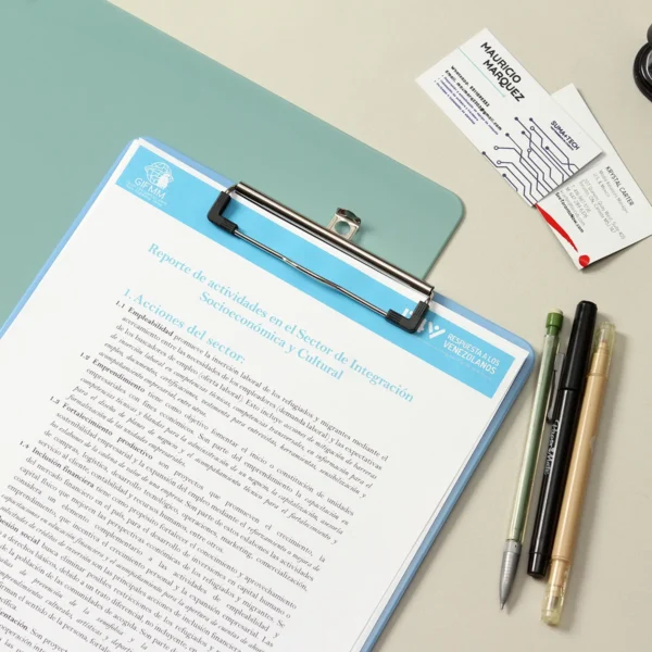 Tabla porta documentos Bitung.