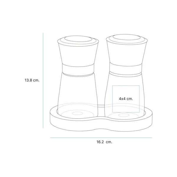 Set de molinos Noale.