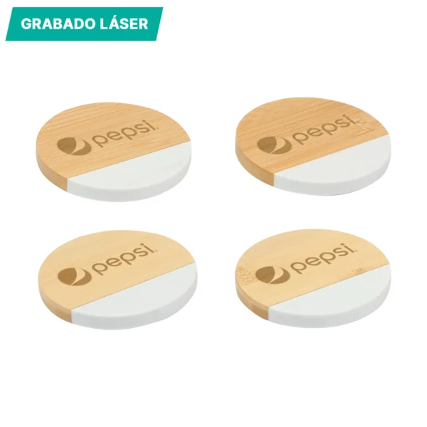 Juego porta vasos Frazé.