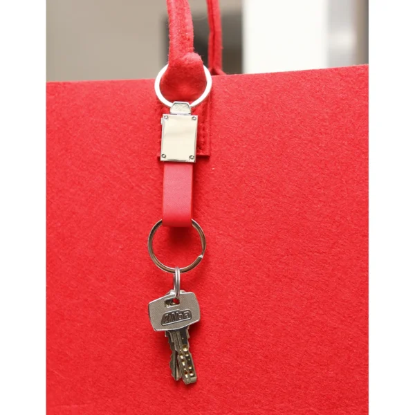 Llavero en aleación de zinc Detroit.