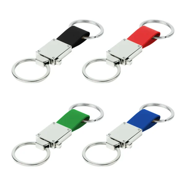 Llavero en aleación de zinc Detroit.