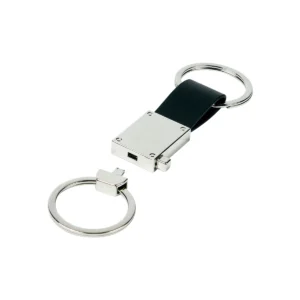 Llavero en aleación de zinc Detroit.