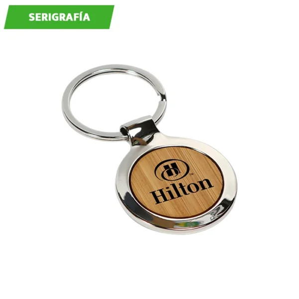 Llavero de bambú Ennis.