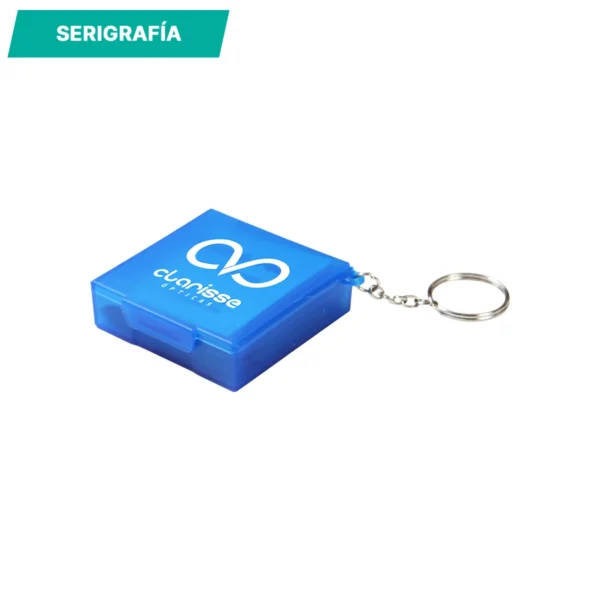 Llavero contenedor con 10 pads.