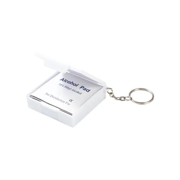 Llavero contenedor con 10 pads.