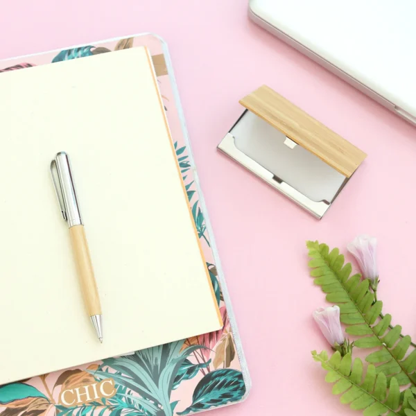 Set de pluma y tarjetero Daraya.