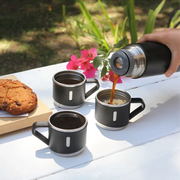 st-034-gal-3 Set de termo y tazas Camini.