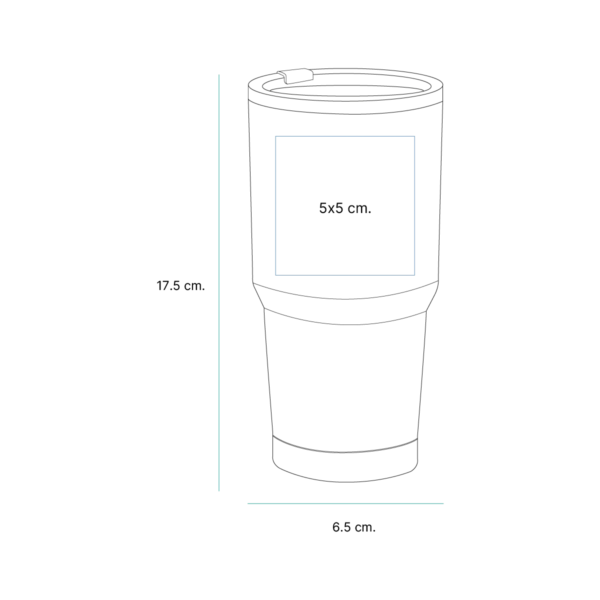 te-053-gal-3 Termo Makau. 600 ml.