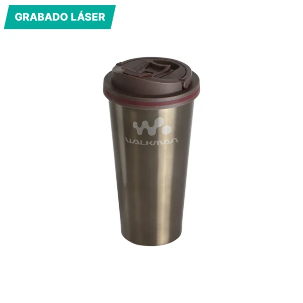Vaso de aluminio.
