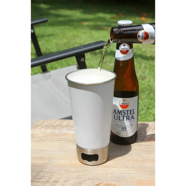Vaso con destapdor Brak.