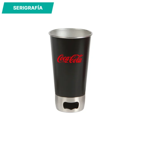 Vaso con destapdor Brak.