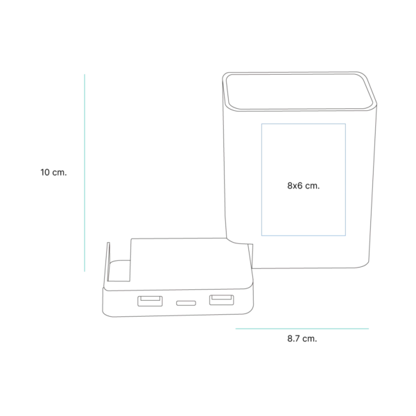 Porta lápices Rivne.