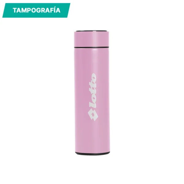 Termo con termómetro.