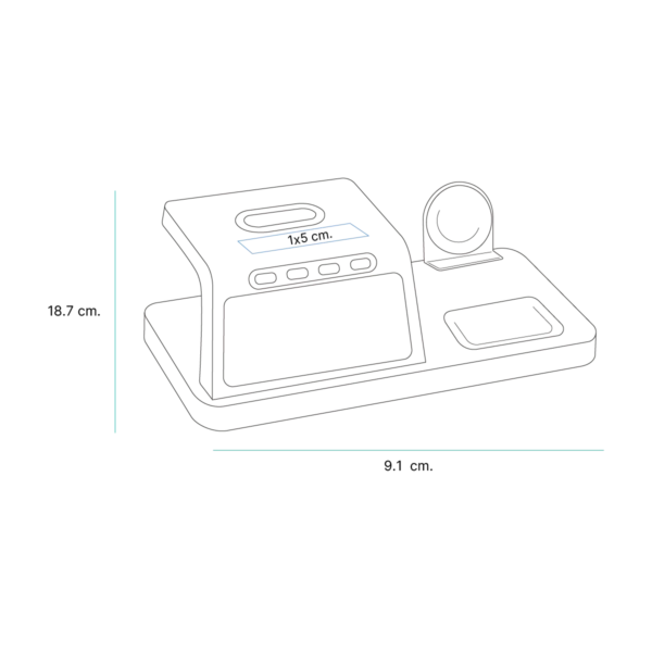 Reloj de escritorio Aranno.