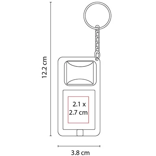 LLAVERO DESTAPADOR C/LUZ STADIUM