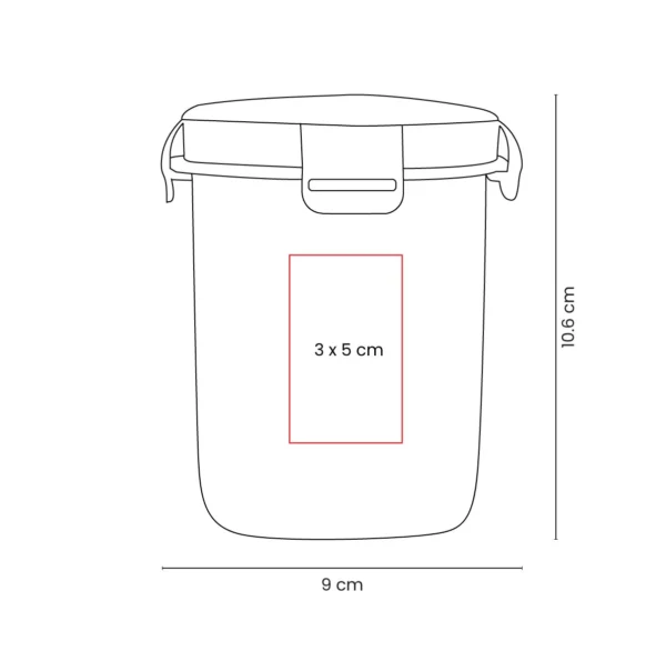 VASITO CONTENEDOR KEOP