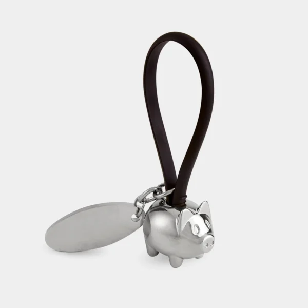 LLAVERO PUERQUITO CON PLACA