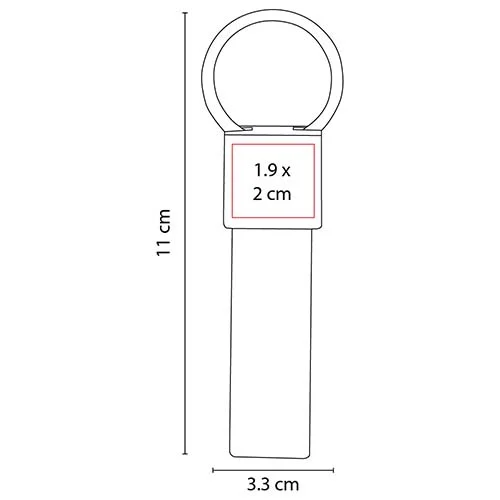 m-4180-vec-1 LLAVERO GLASDTONE