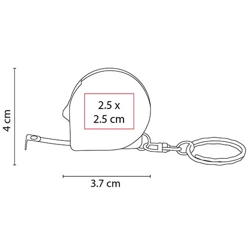 LLAVERO FLEXÓMETRO MEASURE