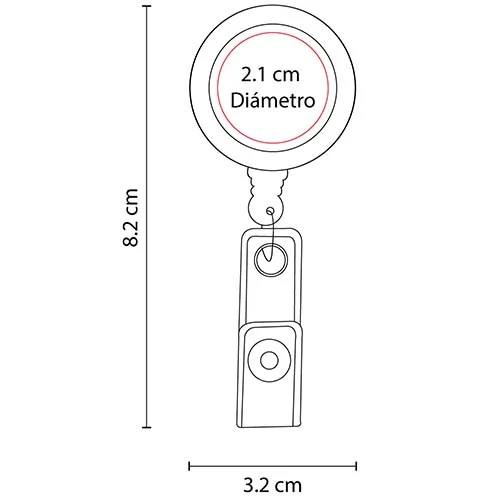 PORTAGAFETE RETRÁCTIL