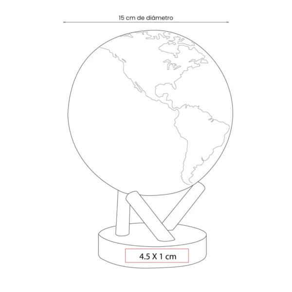 GLOBO TERRÁQUEO PHILEAS