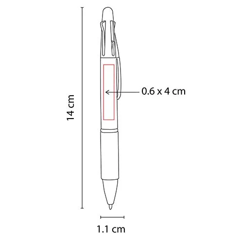 sh-1765-vec-1 BOLÍGRAFO LOJA 4 EN 1