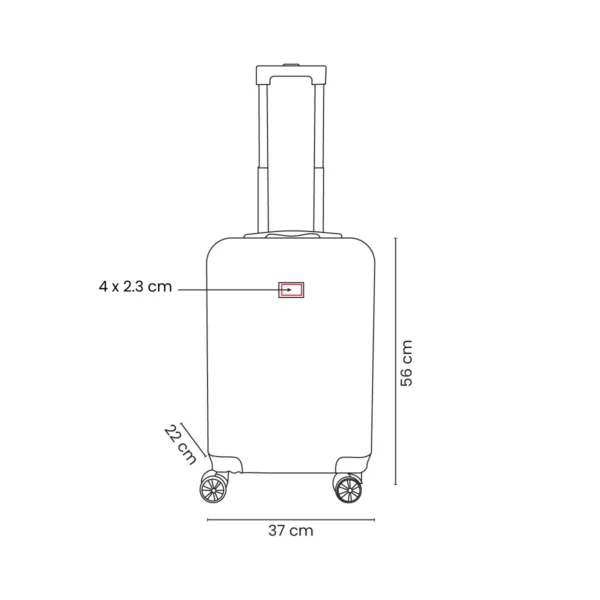sin-722-vec-1 MALETA TROLLEY RUDDER