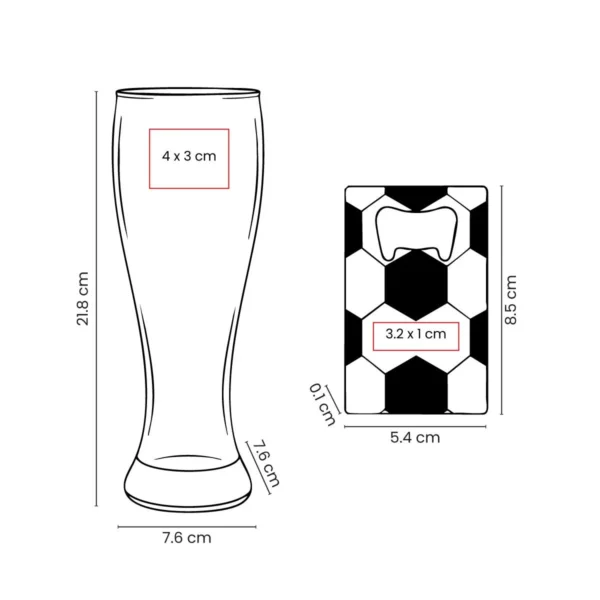 SET DE VASO Y DESTAPADOR SOCCER
