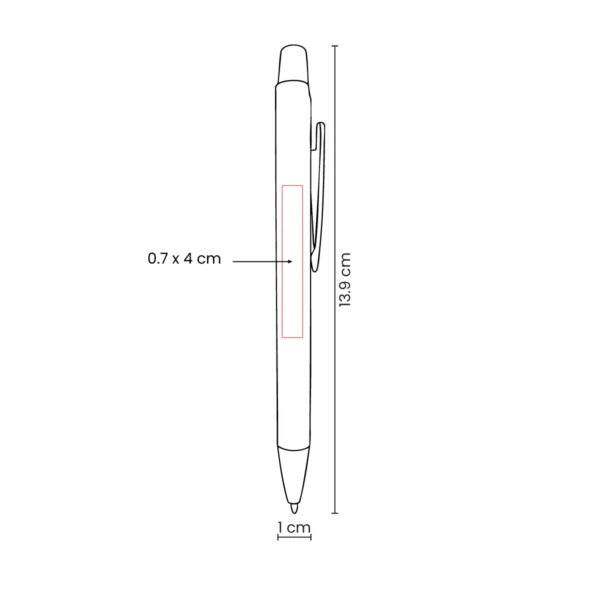 soc-977-vec-1 BOLÍGRAFO METÁLICO SOCCER